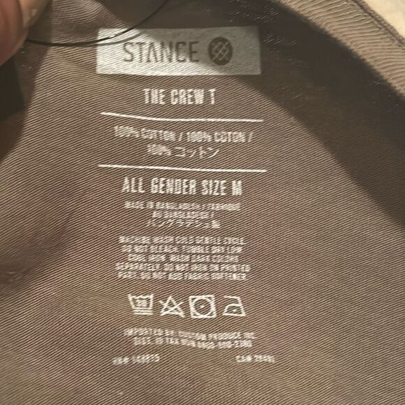 Stance Men's M Crewneck Tee Shirt Ishod Wear Heeler Dog Graphic Olive Green New - Picture 8 of 10